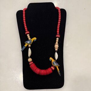 Colorful Parrot Beaded Necklace